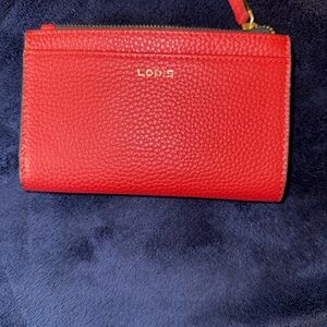 Lodis Red Leather Women's Bag